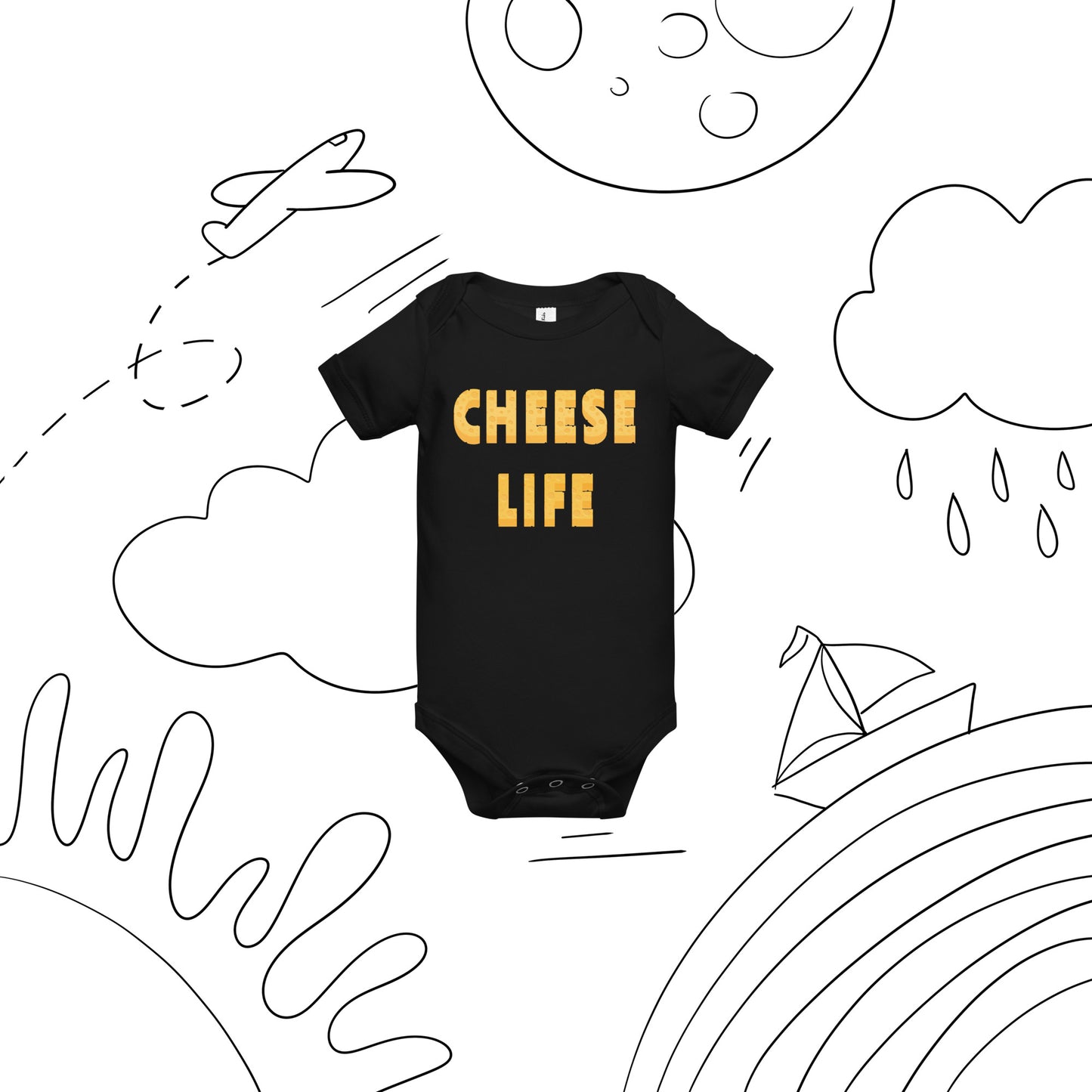 Baby Cheese Life Classic Onesie