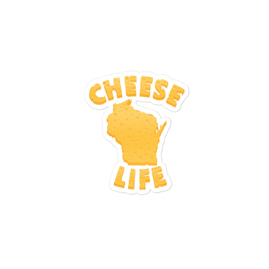 Cheese Life Wisconsin Sticker