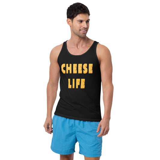 Mens Cheese Life Classic Tank Top