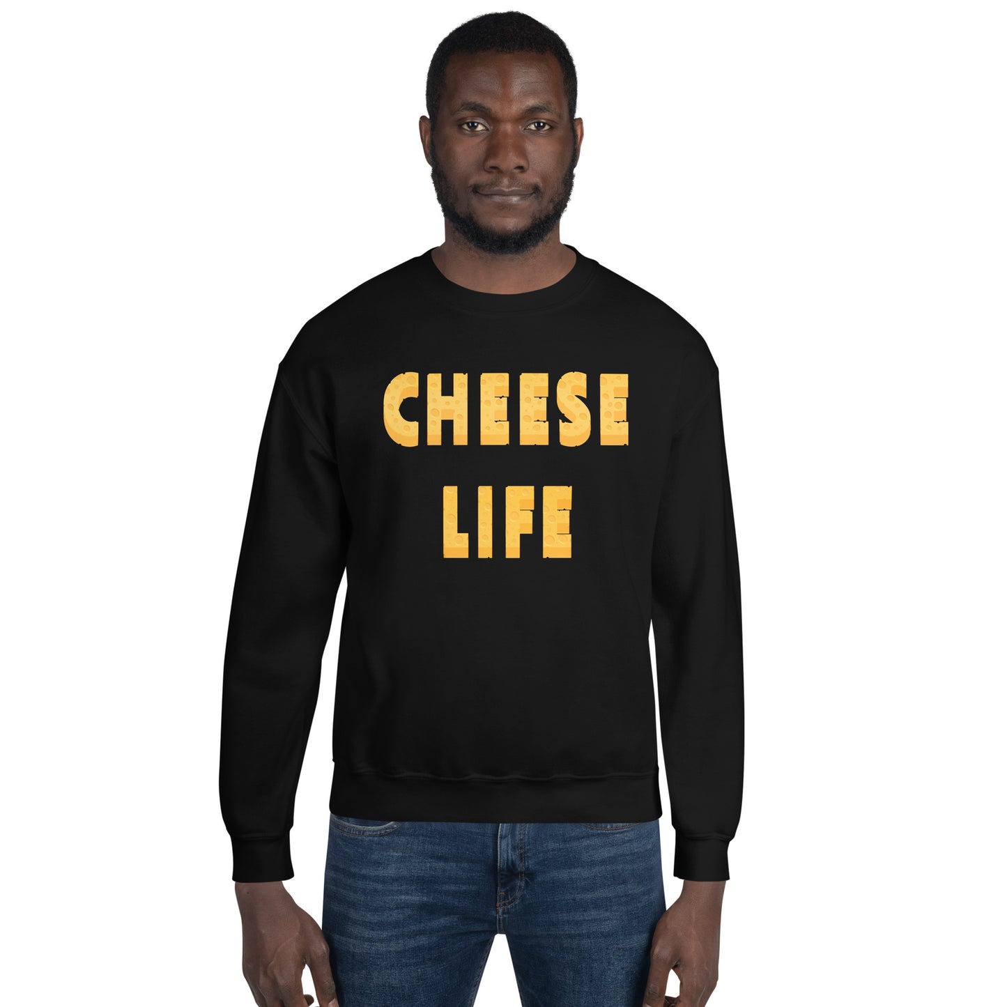 Mens Cheese Life Classic Sweatshirt