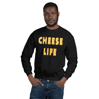 Mens Cheese Life Classic Sweatshirt