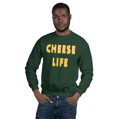 Mens Cheese Life Classic Sweatshirt