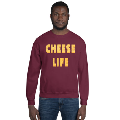 Mens Cheese Life Classic Sweatshirt