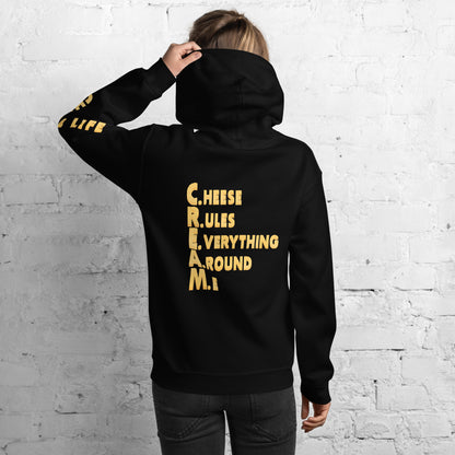 Womens Cheese Life C.R.E.A.M. Hoodie