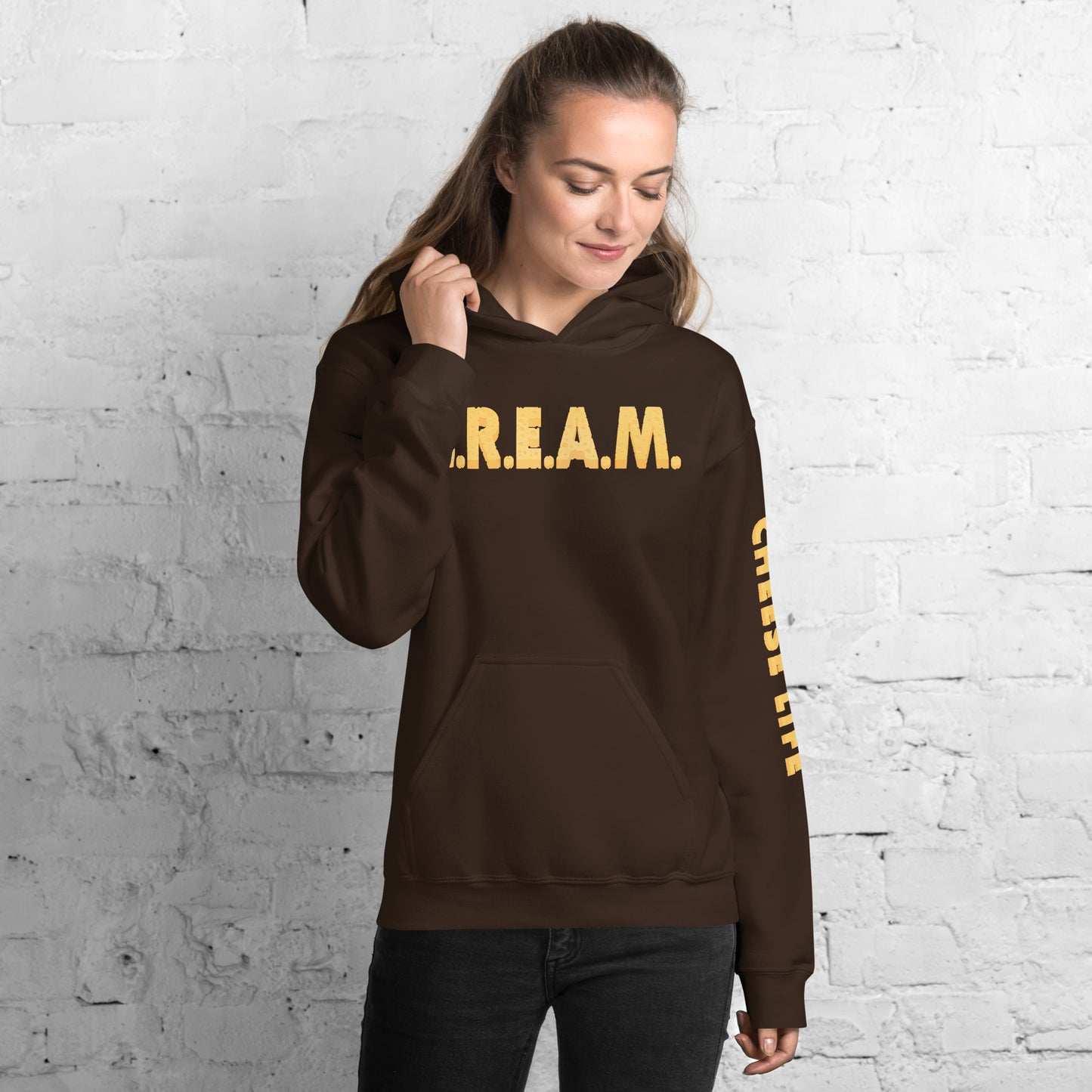 Womens Cheese Life C.R.E.A.M. Hoodie