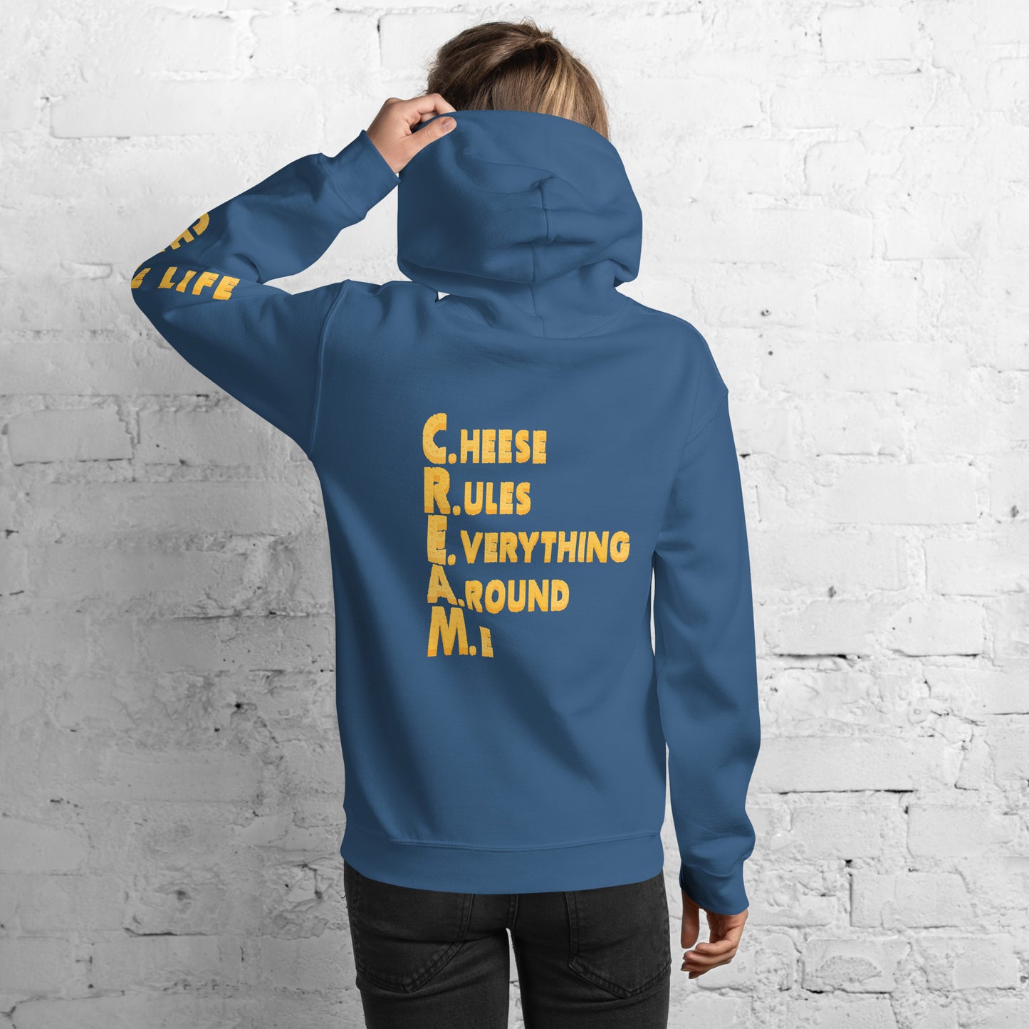 Womens Cheese Life C.R.E.A.M. Hoodie