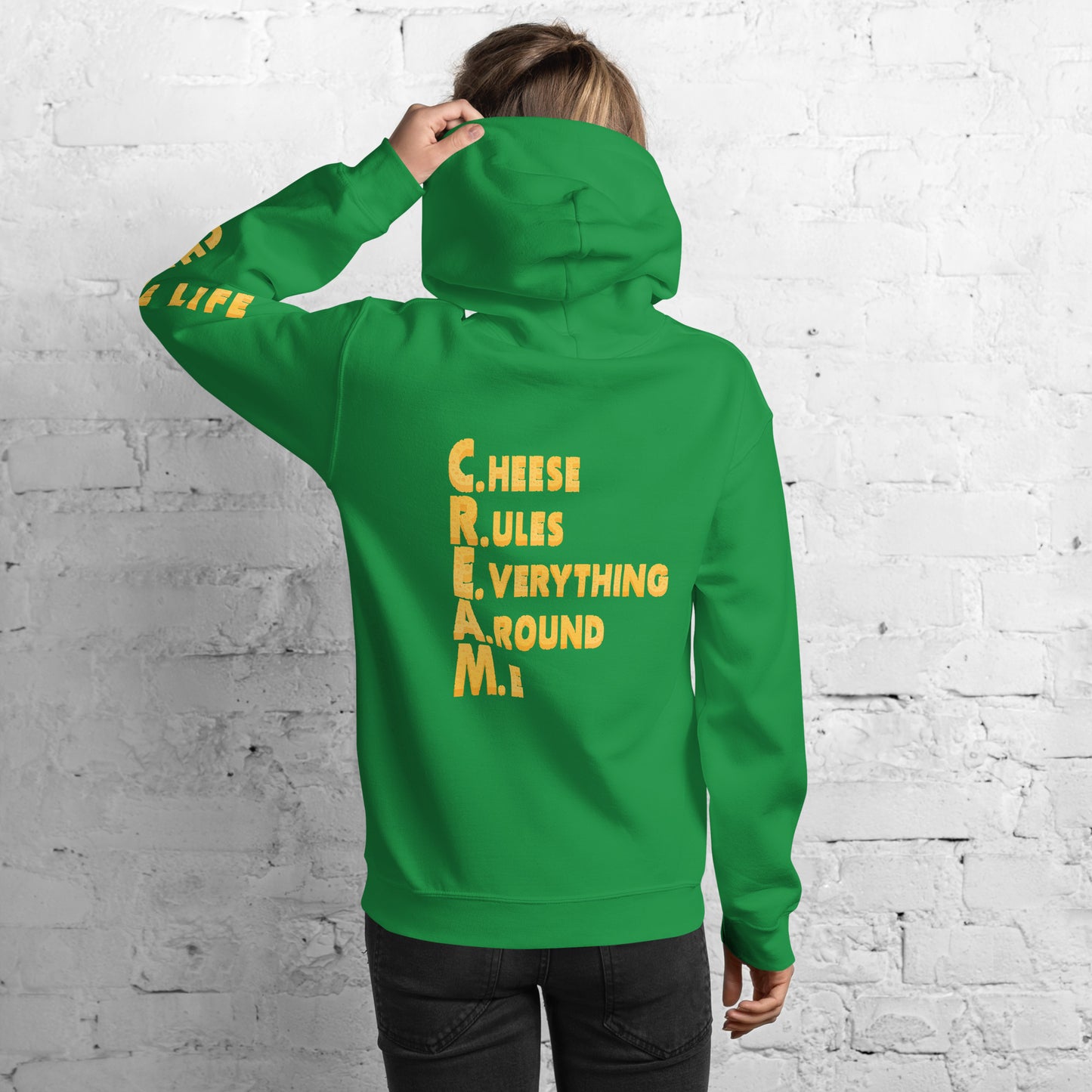 Womens Cheese Life C.R.E.A.M. Hoodie