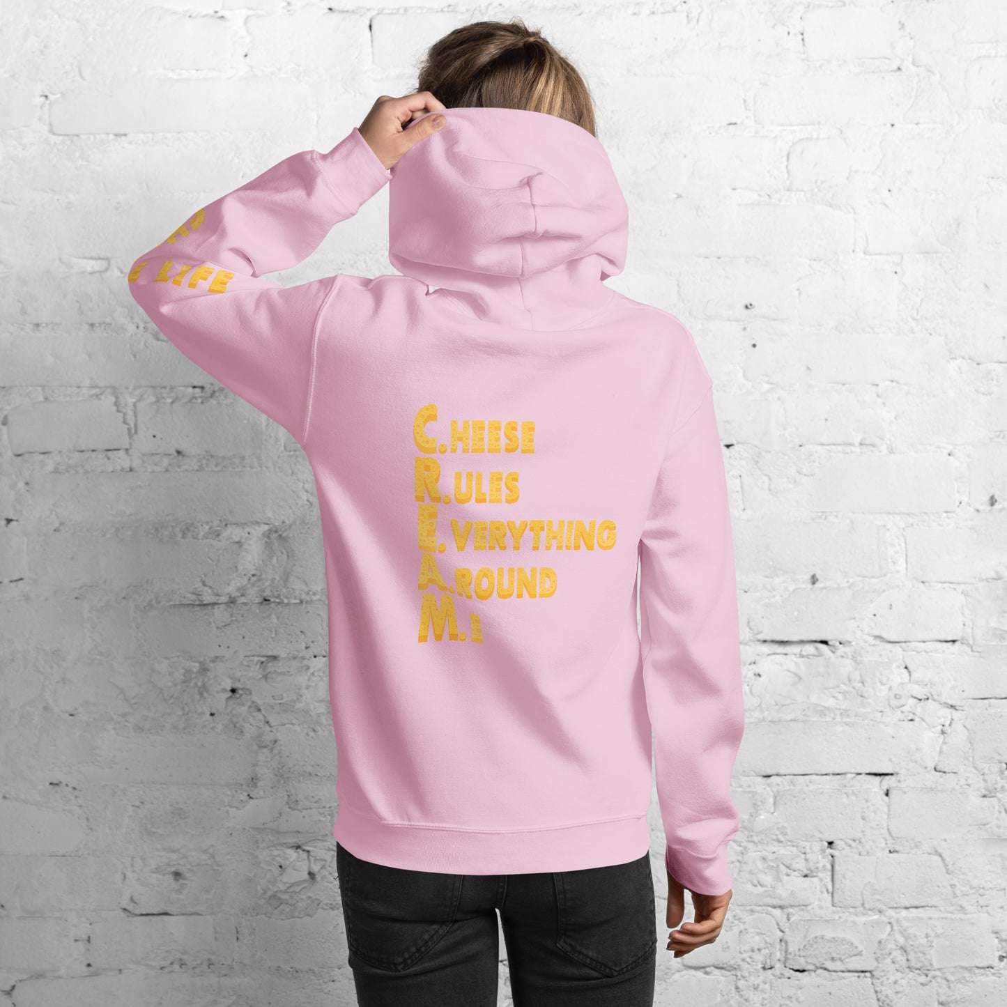 Womens Cheese Life C.R.E.A.M. Hoodie