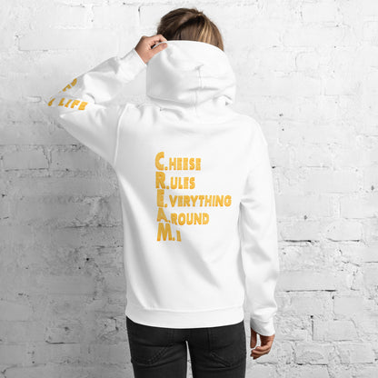 Womens Cheese Life C.R.E.A.M. Hoodie