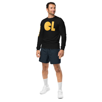 Mens Cheese Life Logo Long Sleeve Tee