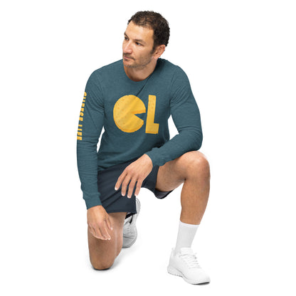 Mens Cheese Life Logo Long Sleeve Tee