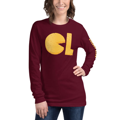 Womens Cheese Life Logo Long Sleeve Tee