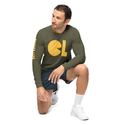 Mens Cheese Life Logo Long Sleeve Tee