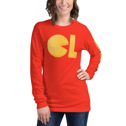 Womens Cheese Life Logo Long Sleeve Tee