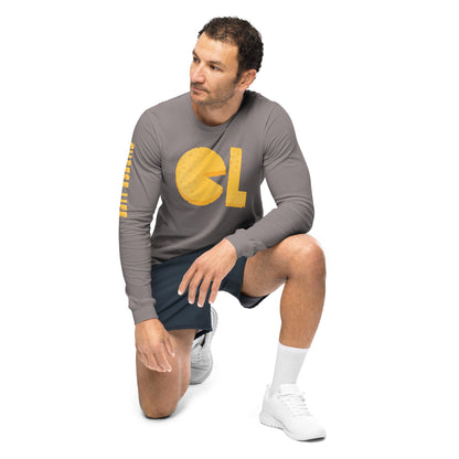 Mens Cheese Life Logo Long Sleeve Tee