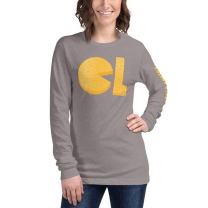 Womens Cheese Life Logo Long Sleeve Tee