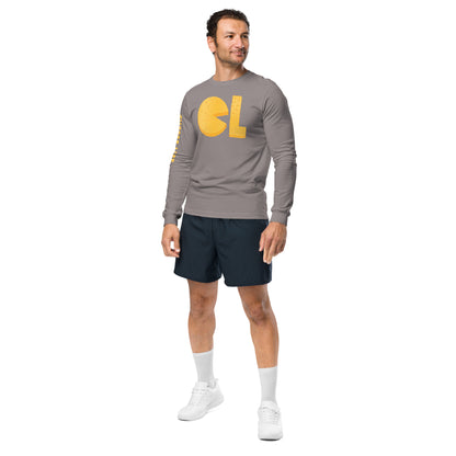 Mens Cheese Life Logo Long Sleeve Tee