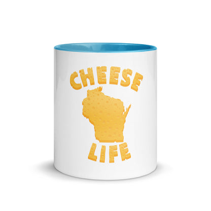 Cheese Life Wisconsin Color Ceramic Mug