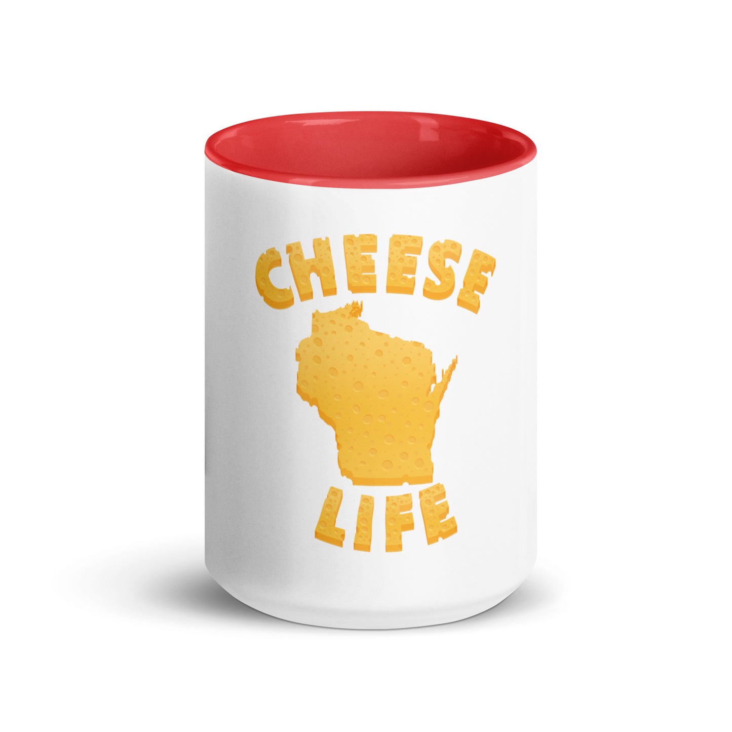 Cheese Life Wisconsin Color Ceramic Mug