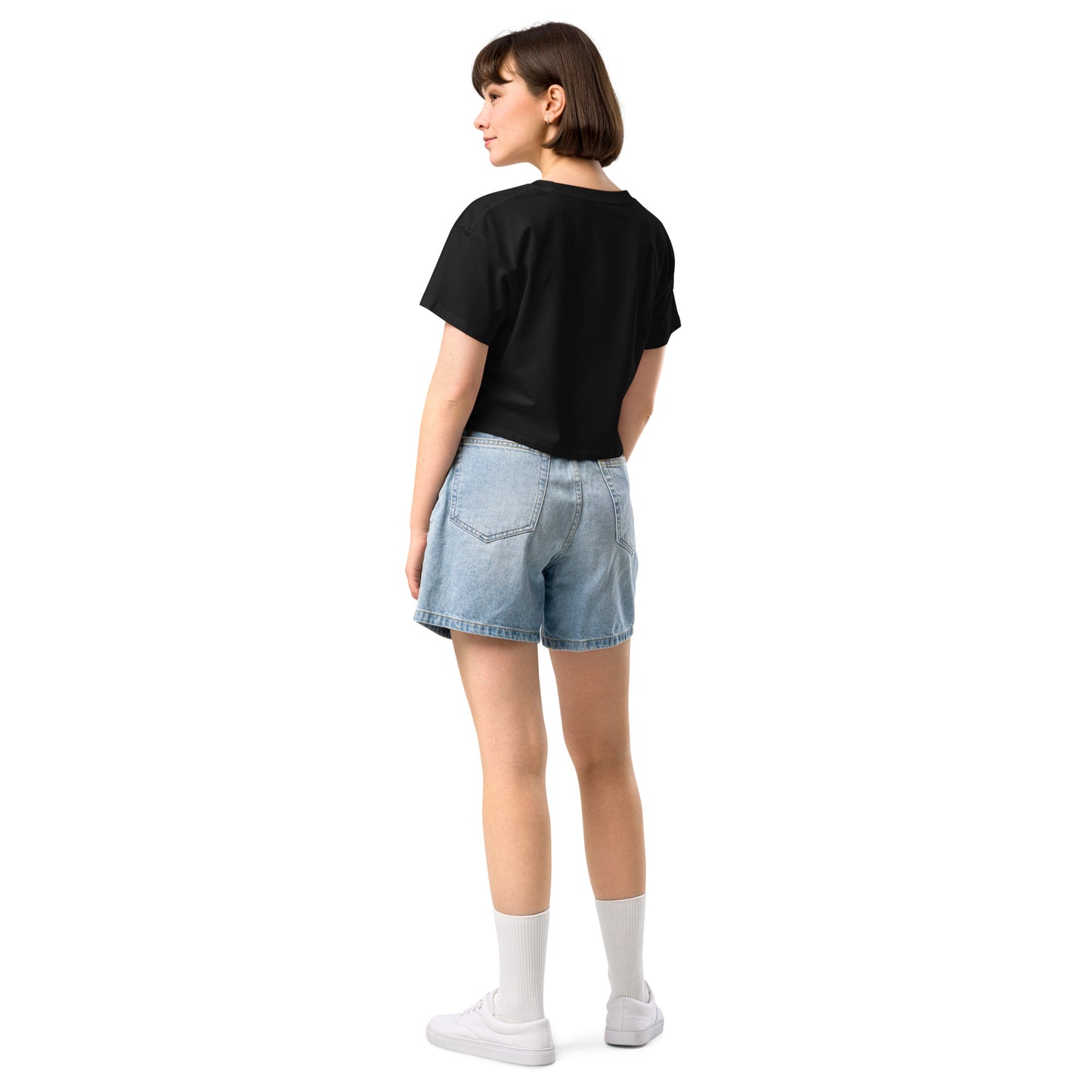 Womens Cheese Life Classic Crop Tee