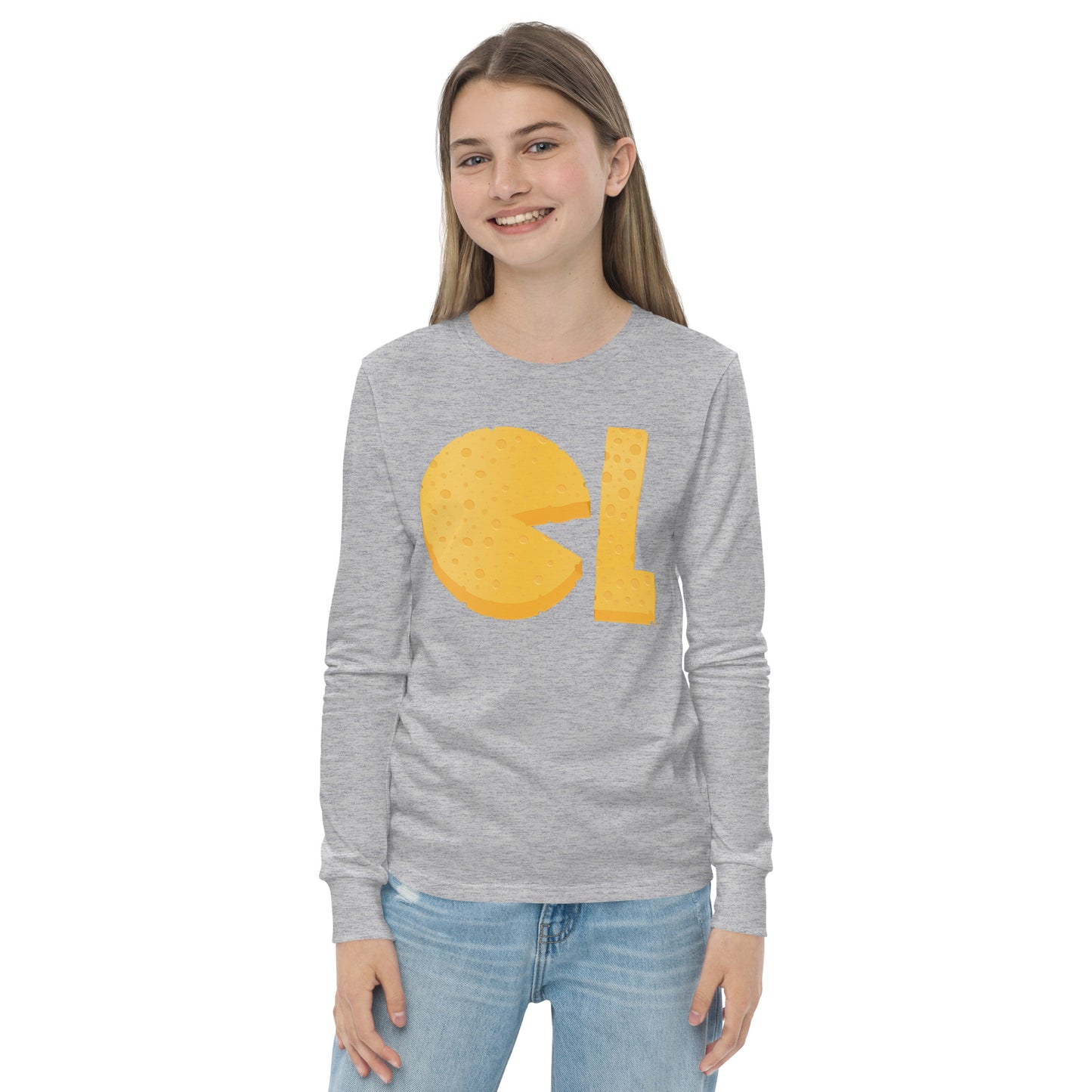 Girls Cheese Life Logo Long Sleeve Tee