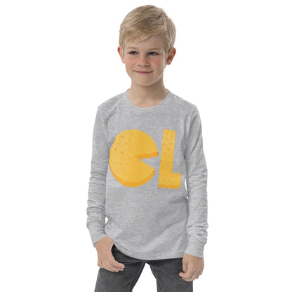 Boys Cheese Life Logo Long Sleeve Tee