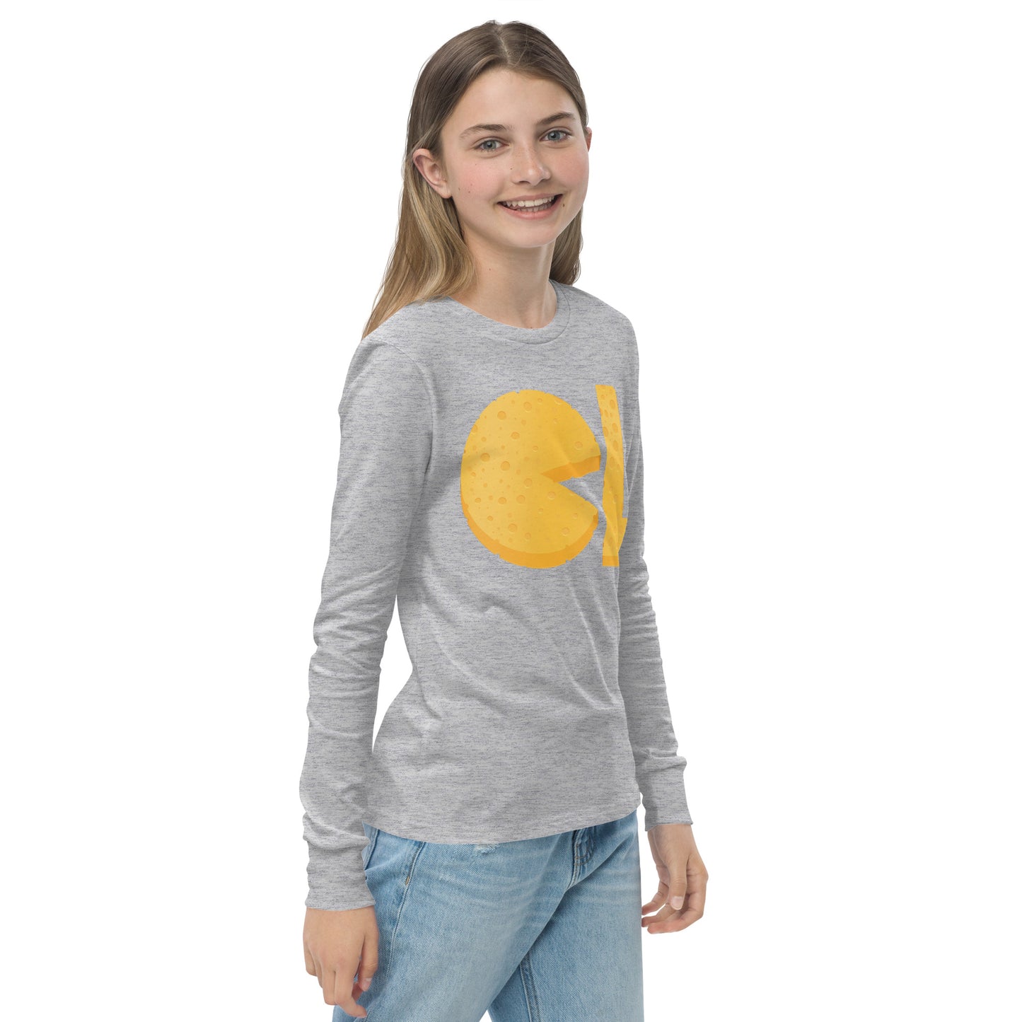 Girls Cheese Life Logo Long Sleeve Tee