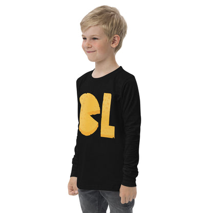 Boys Cheese Life Logo Long Sleeve Tee