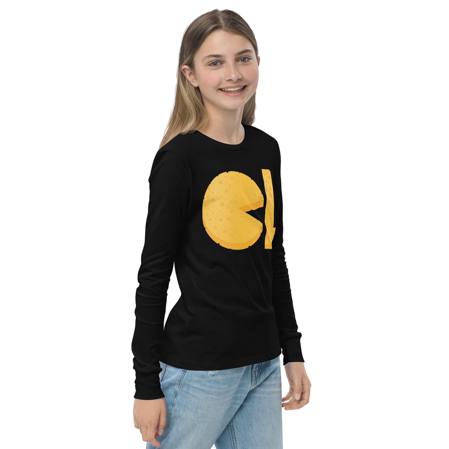 Girls Cheese Life Logo Long Sleeve Tee