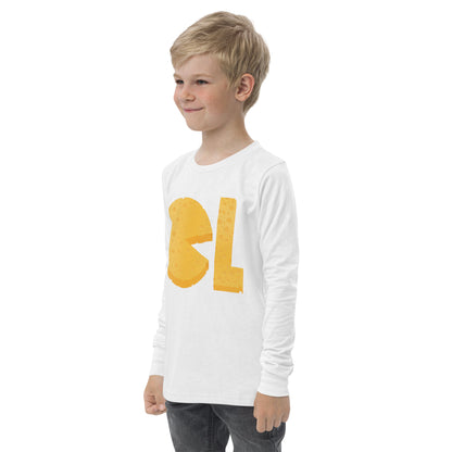 Boys Cheese Life Logo Long Sleeve Tee