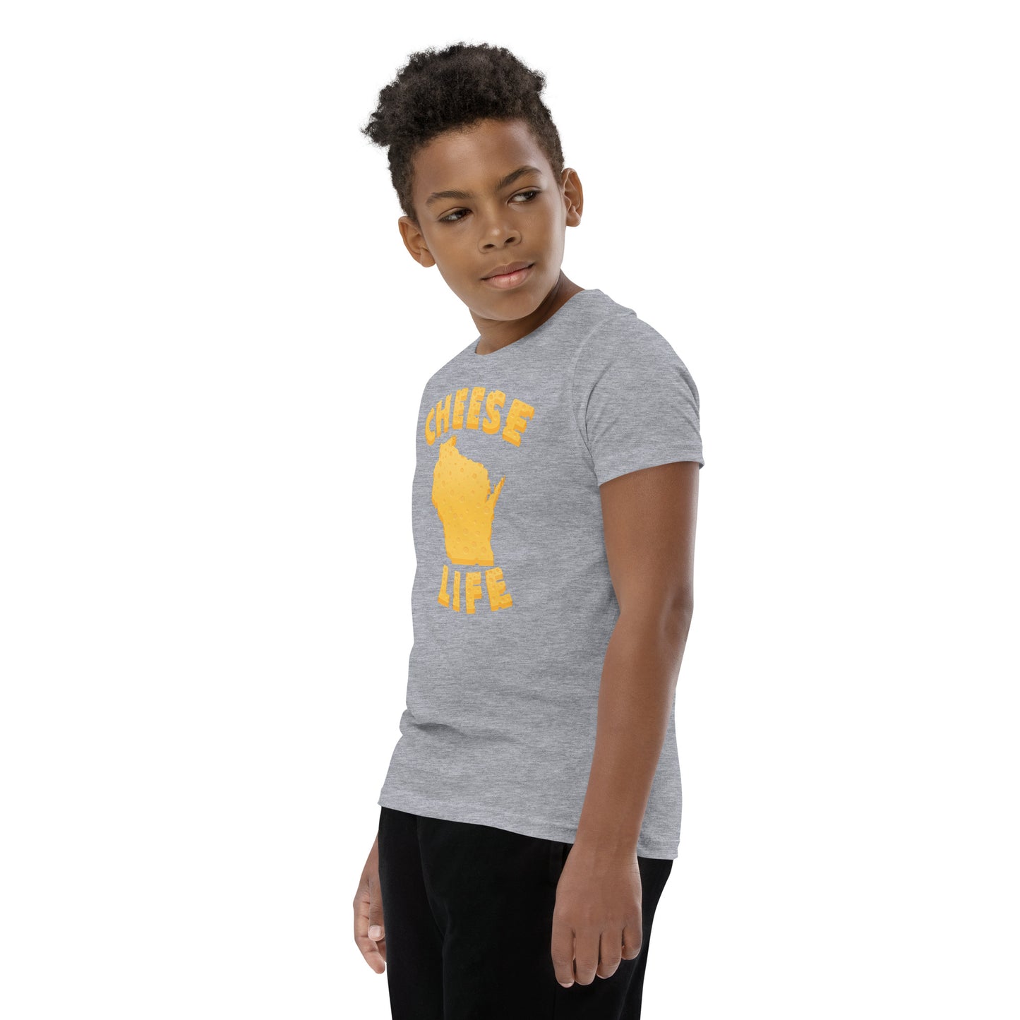 Boys Cheese Life Wisconsin Short Sleeve Tee