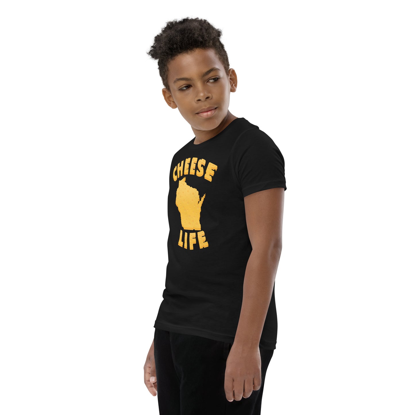 Boys Cheese Life Wisconsin Short Sleeve Tee