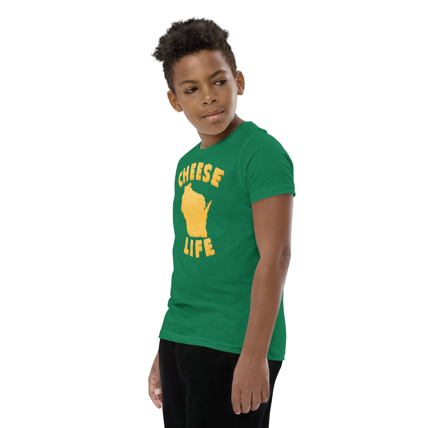 Boys Cheese Life Wisconsin Short Sleeve Tee